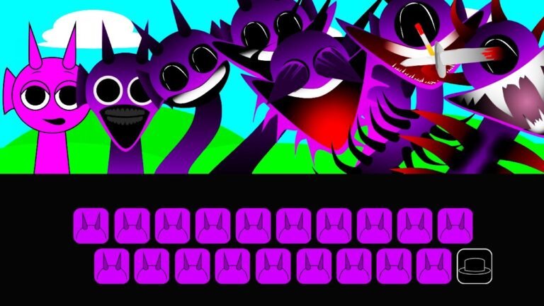 Incredibox Sprunki But They All Durple From All Phase