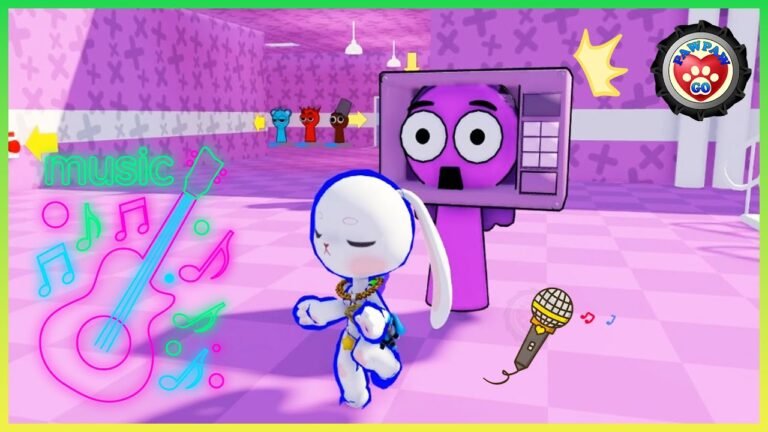 Purple Sprunki Lily (Microwave) ’s Crazy Chase — Can You Outrun Her? Roblox