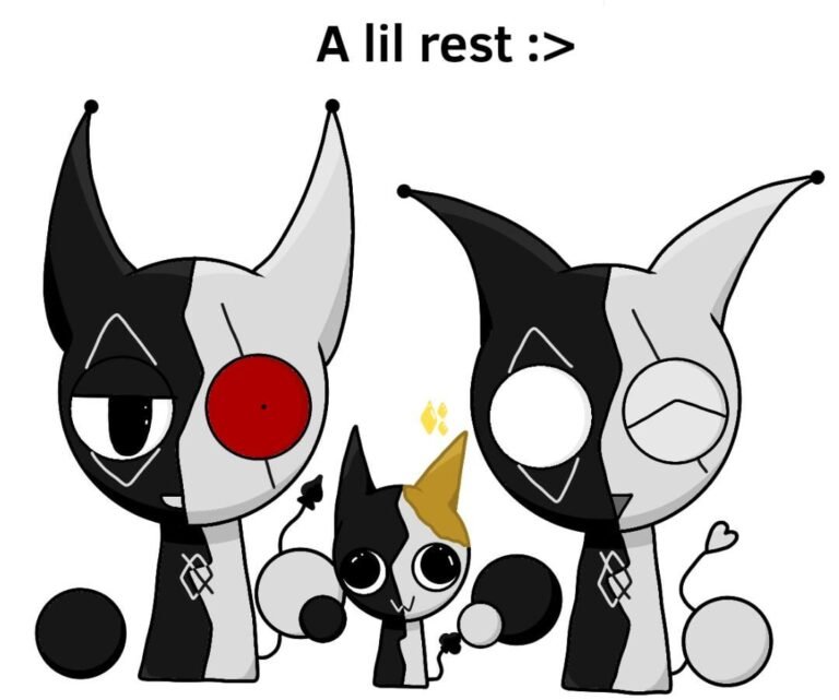 A lil art of Zyler and Welly taking ZyWel-bot for a walk! :3