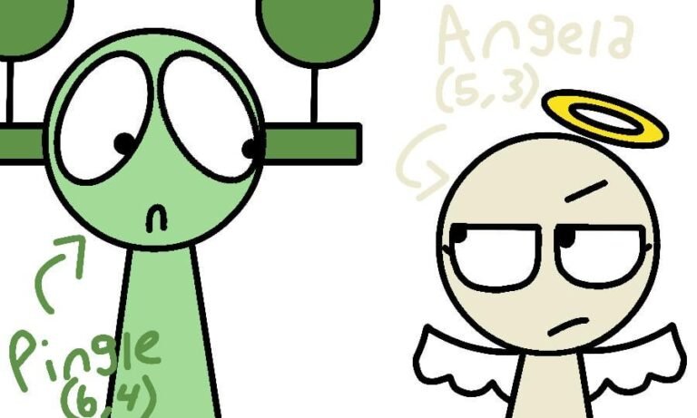 Here’s the height difference between my tallest and shortest OCs!