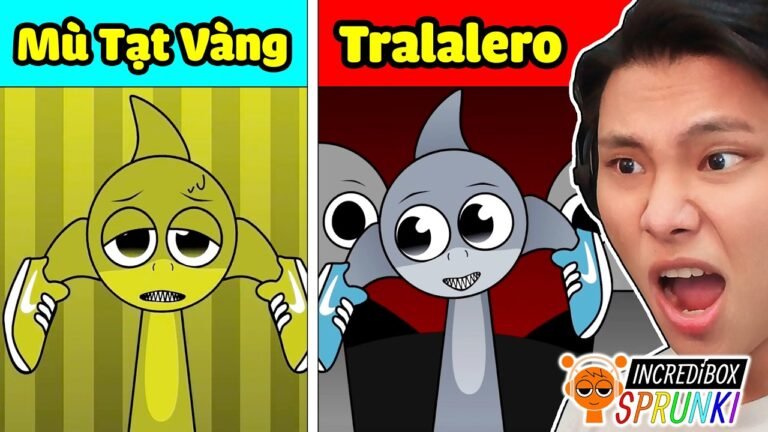 SPRUNKI BRAINROT MÙ TẠT VÀNG NHẠC SIÊU HAY☢️💀🌈JAYGRAY MỞ KHÓA TUNG TUNG SAHUR vs TRALALERO TRALALA