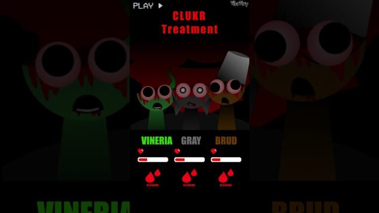 HP Bar Vineria Gray Brud in Different TREATMENT Mods! #sprunki #incredibox