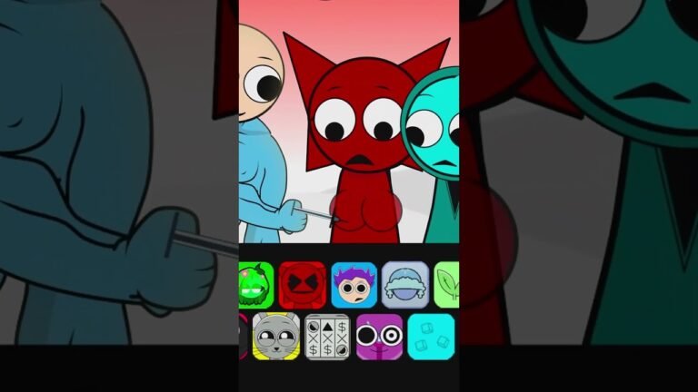Incredibox Sprunki Pyramixed Mod Upin and Zip OC | Sprunki Animation #sprunki #incredibox