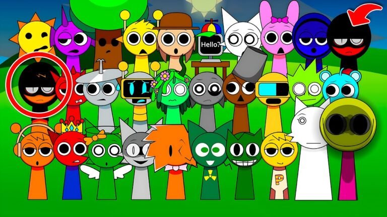 Incredibox Sprunki.MSI But ALL Characters Together (New Mod)