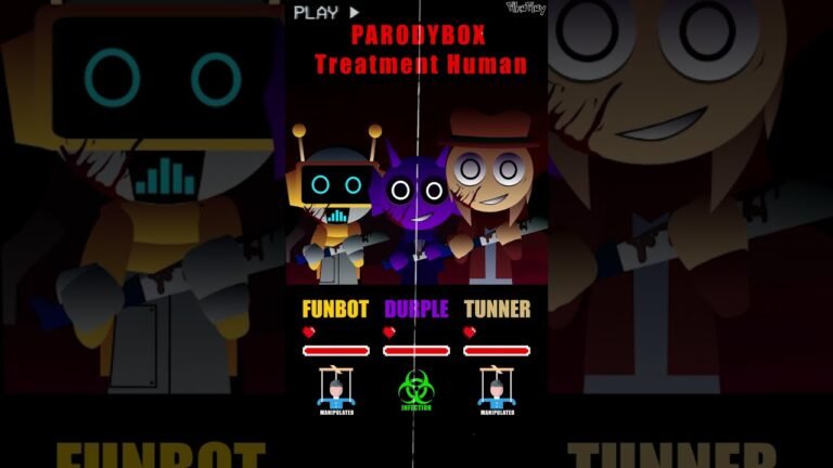 HP Bar Funbot Durple Tunner in Wenda Treatment | Different Mods #sprunki #incredibox