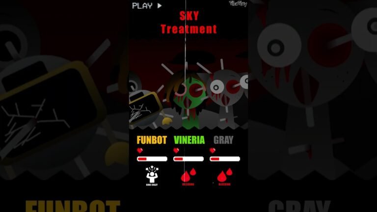 HP Bar Funbot Vineria Gray in Treatment Mods | Different Mods #sprunki #incredibox