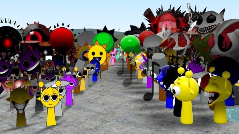 ALL 2D SPRUNKI PHASES VS ALL 3D SPRUNKI PHASES In Garry’s Mod!