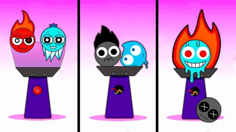 Sprunki OC Fire And ICE ALL Phases – Sprunki Incredibox #sprunki #animation #incredibox
