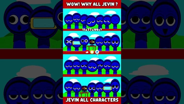 Incredibox Sprunki but Jevin | All Characters is Jevin *MIX VERSION* #sprunki #jevin