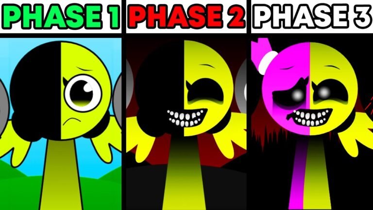 Incredibox Sprunki SWAP Retextured Phase 1 VS Phase 2 VS Phase 3 (NEW MOD)