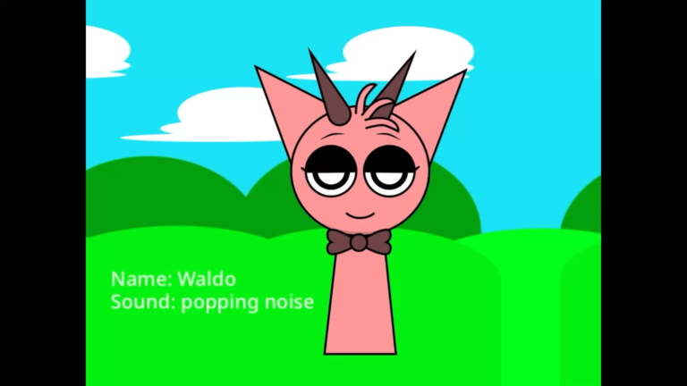 Meet Waldo!!! My 100000000 sprunki oc! :3