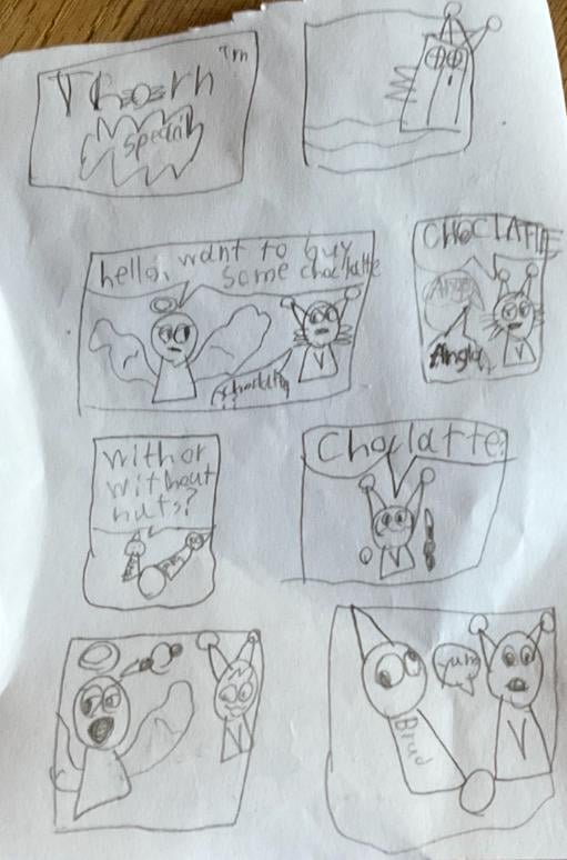 My brother’s Thorn comic