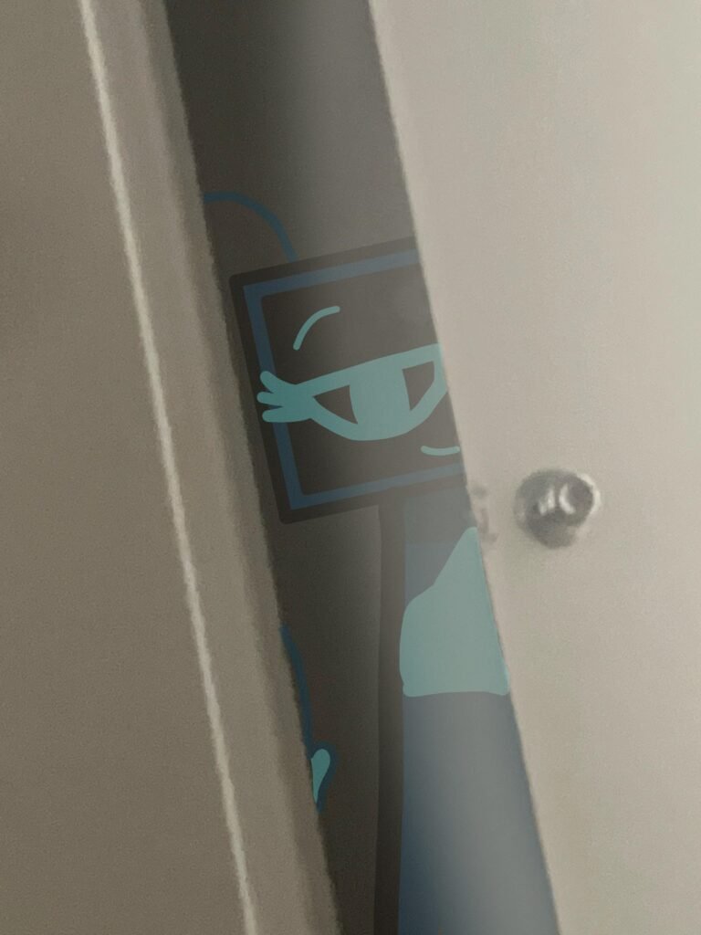 He’s in my closet