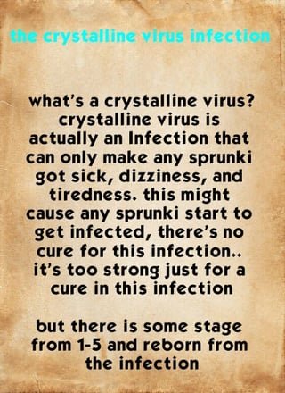 CRYSTALLINE VIRUS INFECTION