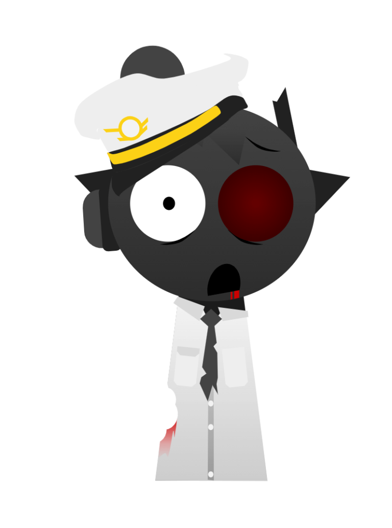 …Aaand Copa also survived horror mode. lost an eye though.