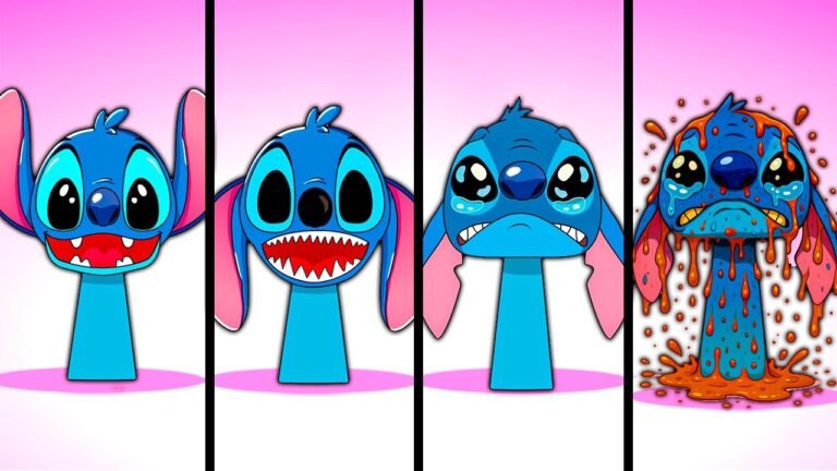 Sprunki OC Stitch All Phases – Sprunki Incredibox #sprunki #animation #incredibox
