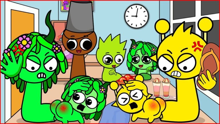 Sprunki But Dad Is Angry ~ Part 22, 23 | Sprunki Funny Animation | Lazy Fighter