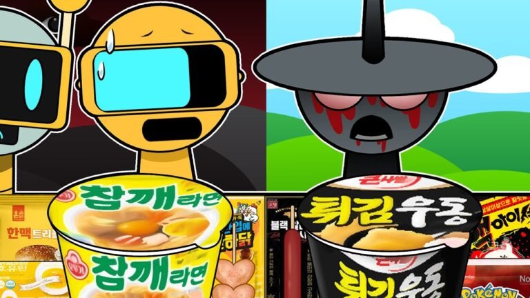 Incredibox Sprunki – Garnold VS Clukr(+Fun bot) Convenience Store YELLOW BLACK MUKBANG | Animation