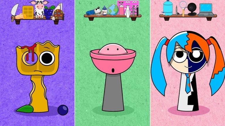 Oh no!! HELP Waffle Walter, Lollipop, Miku | Incredibox Sprunki Animation