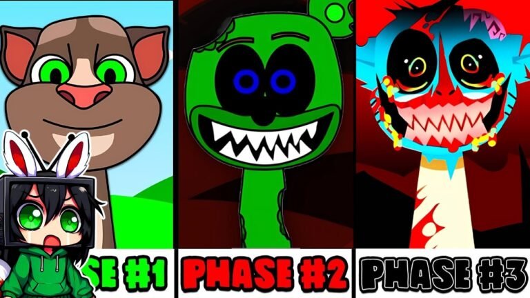 Todas las fases en el nuevo Incredibox Sprunki Oc PHASE 1-3 | Gumball & Gummy Bear |sameekg