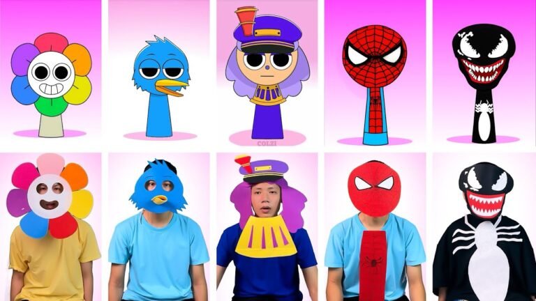 ❤️ Sprunki 4 Phase 4 OC Spider-Man Venom Incredibox in Real life.❤️ #sprunki #incredibox #sprunkioc