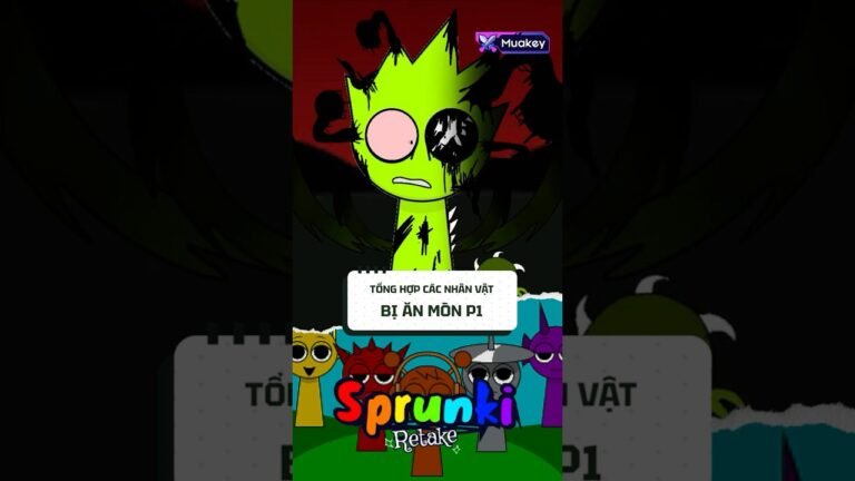 Tổng hợp các nhân vật bị ăn mòn trong Sprunki khiến người chơi không khỏi rùng mình #games #sprunki