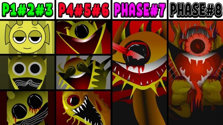 All Phases in Incredibox Sprunki Mustard New Update: From Phase 1 to Phase 8