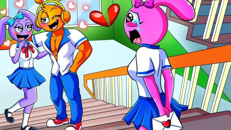 PINKI’s EVIL TWIN SISTER IN LOVE WITH OREN AT SCHOOL?! | INCREDIBOX SPRUNKI Animation | Sky Toons