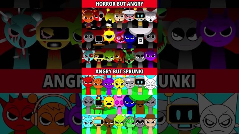 Angry Sprunki but Horror🔥🎶MIX VERSION