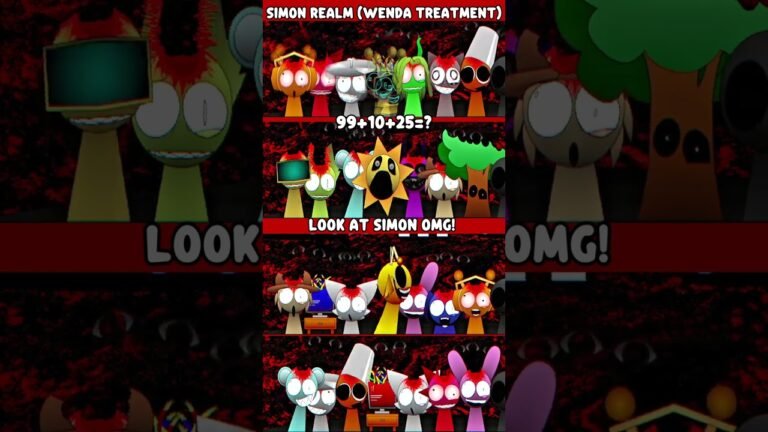 Incredibox Sprunki Simon Realm (Wenda Treatment) – all Characters