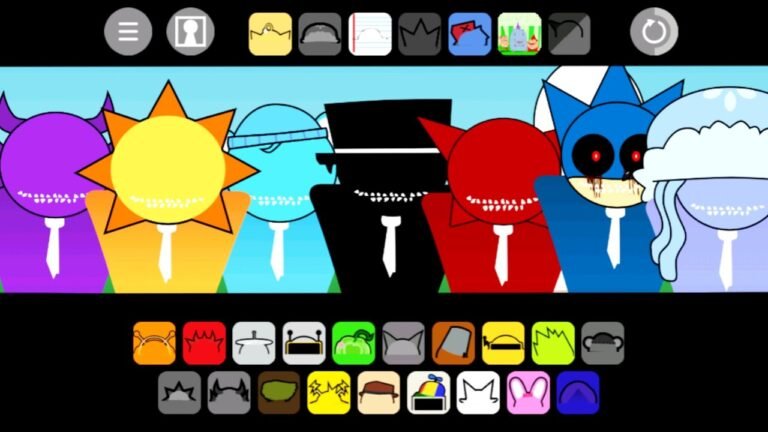 Sprunki: Retake But Reverse – Everyane Became Like Black