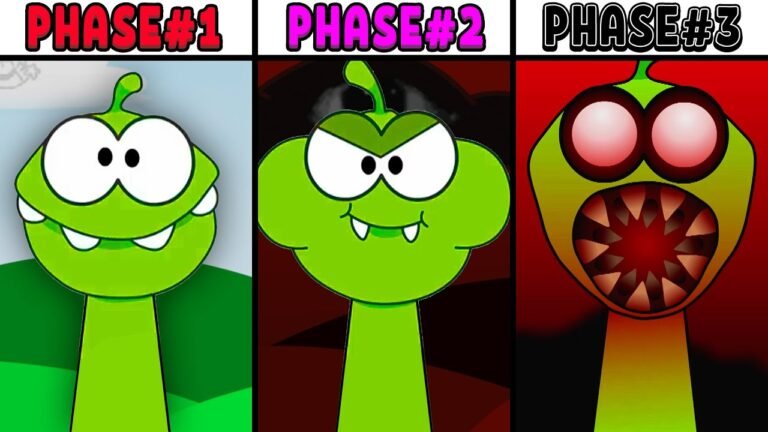 All Phases in New Incredibox Sprunki Oc of Om Nom: From Phase 1 to Phase 3
