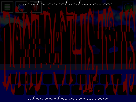 i found this file on my computer after i booted up one of my brother’s old games from when he was what? 5? 6? does anyone know what the morse code means?