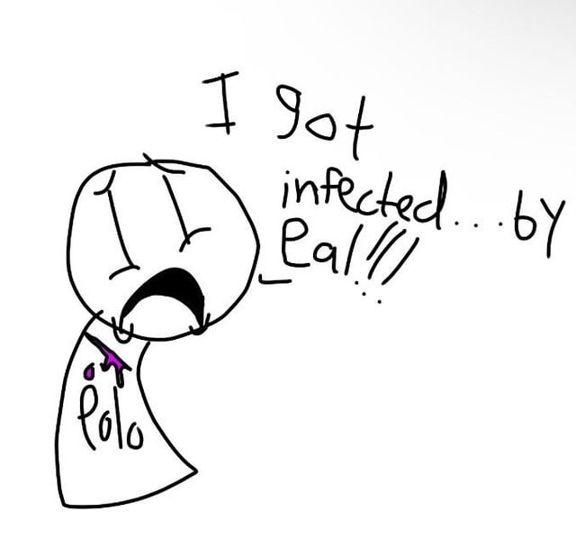 Polo got infected…