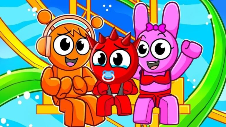 SPRUNKI FAMILY Visit WATER PARK!