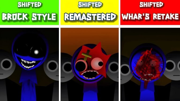 Incredibox: Sprunki Shifted Brock Style VS Sprunki Shifted Whar’s Retake VS SPRNK Shifted but Better