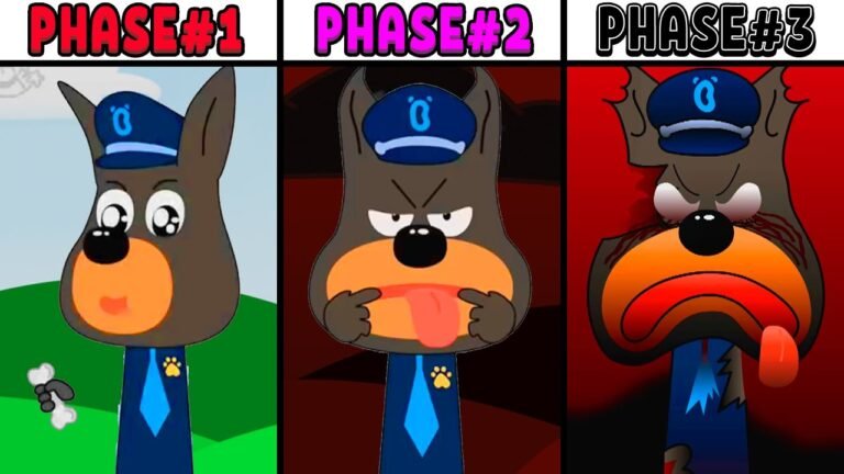 All Phases in New Incredibox Sprunki Oc of Officer Dobermann: From Phase 1 to Phase 3