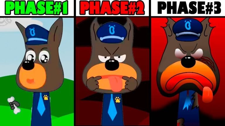 All Phases in New Incredibox Sprunki Oc of Officer Dobermann: From Phase 1 to Phase 3