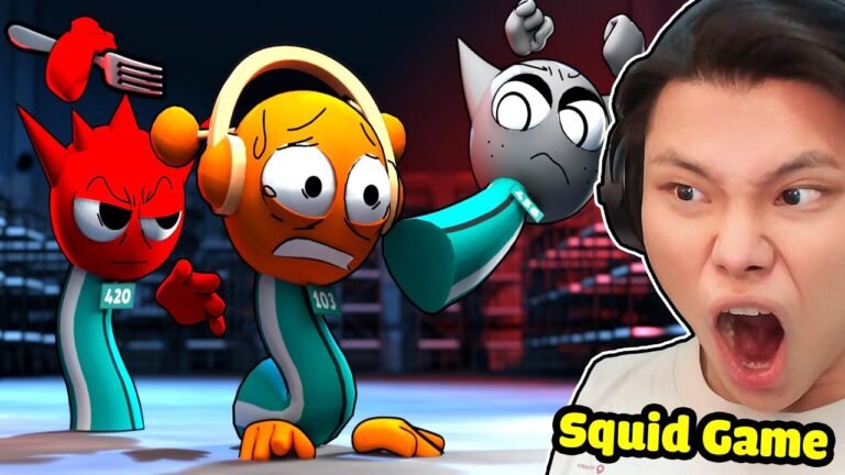 GIA ĐÌNH SPRUNKI THAM GIA TRÒ CHƠI CON MỰC SIÊU HÀI🦑🌈JAYGRAY NHỊN CƯỜI INCREDIBOX SPRUNKI ANIMATION
