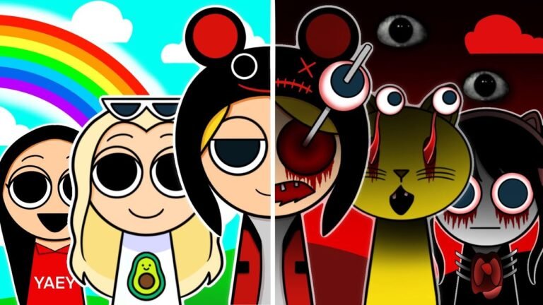 ALL YOUTUBERS BECAME SPRUNKI…