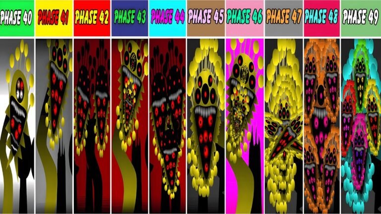 All Phase From Phase 40 To Phase 49 In Incredibox Sprunki