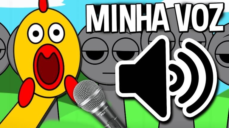 SPRUNKI RUBBER CHICKEN MAS COM MINHA VOZ 😂