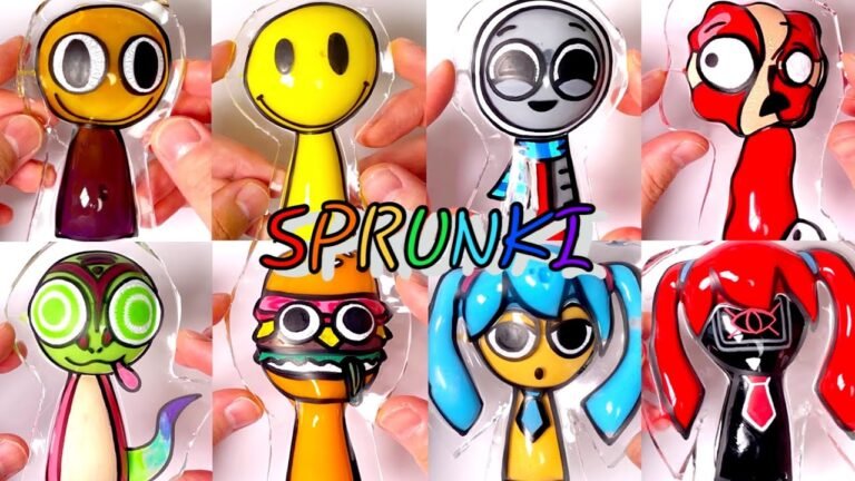 스프런키 😀 말랑이 모아보기 Part5 – DIY SPRUNKI 😀 Squishy with nano tape Series! Part5