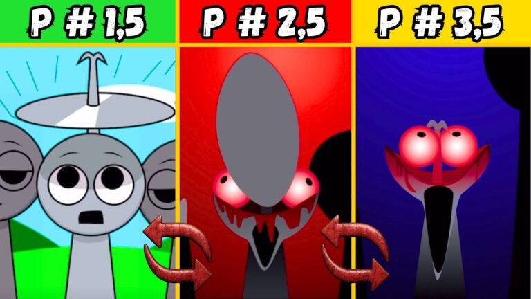 Incredibox Sprunki – Transfotmation Phase#1,5 → Phase#2,5 → Phase#3,5