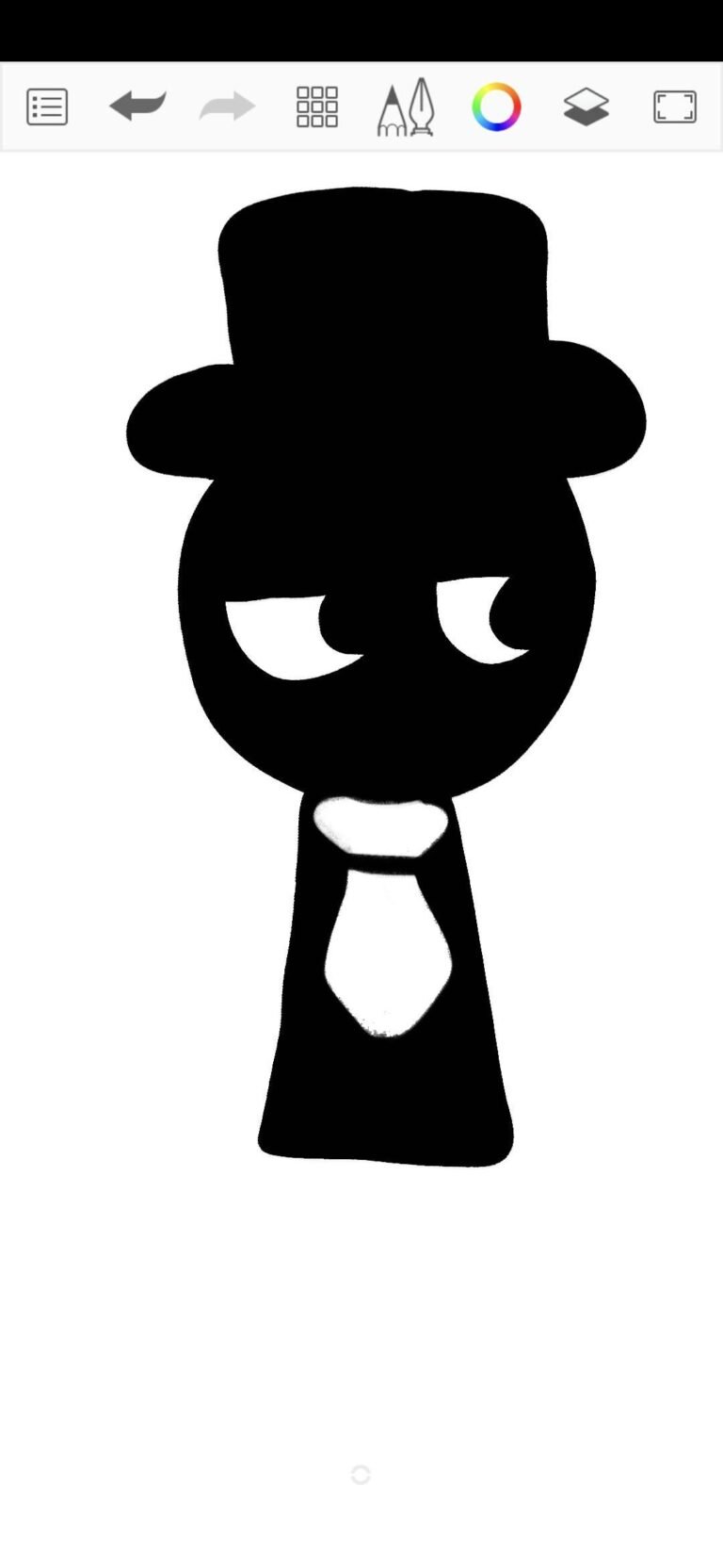 Made a drawing of Mr Black