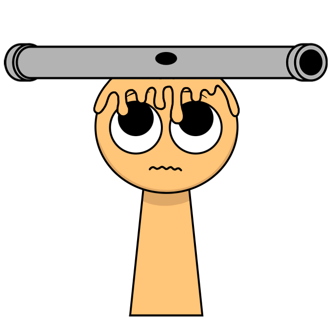 Alright, y’all decided! For the next 5 posts, Jelly will wear Cindy’s pipe! :3