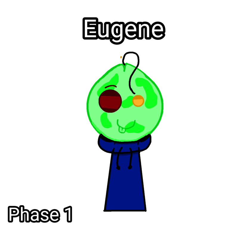 Meet Eugene! He’s a green euglena and a prankster