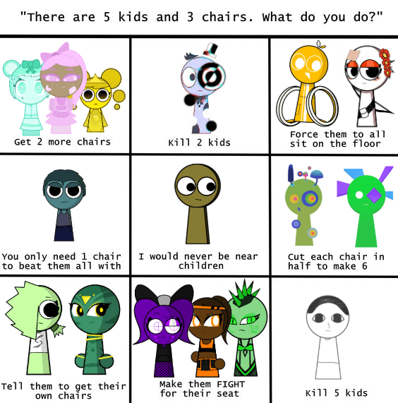 Decided to do it with my OCs